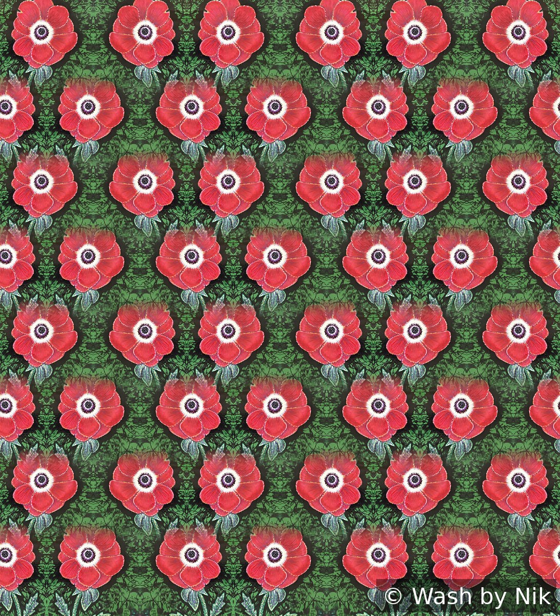 Flower pattern swatch